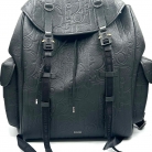 Dior hit the road Backpack in Black Oblique Leather