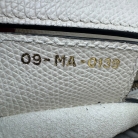 Dior Saddle Bag in pelle bianca