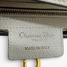 Dior Saddle Bag in pelle bianca
