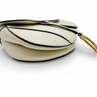 Dior Saddle Bag in pelle bianca