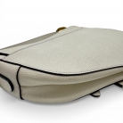 Dior Saddle Bag in pelle bianca