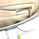 Dior saddle cuero blanco