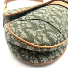 dior saddle green denim