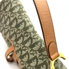 dior saddle green denim