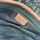 dior saddle green denim