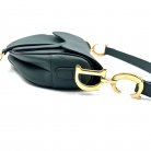 Dior Saddle en piel granulada negra