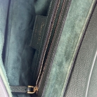 Dior Saddle en piel granulada negra