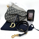 Dior Saddle Oblique con tracolla regolabile