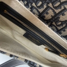 Dior Saddle Oblique con tracolla regolabile