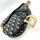 Dior Saddle Oblique con tracolla regolabile