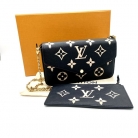 Felicie leather empreinte Louis Vuitton