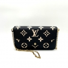 Felicie leather empreinte Louis Vuitton