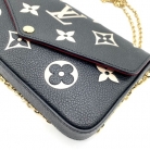 Felicie leather empreinte Louis Vuitton