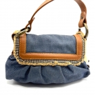 Fendi Baguette Denim Mini