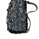 Fendi Baguette Sequin Python Black