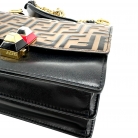 Fendi borsa Kan I F in pelle e vernice