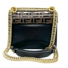 Fendi borsa Kan I F in pelle e vernice
