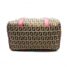 Fendi Boston Bag en canvas con logo Zucca