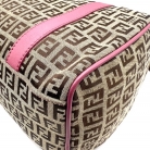 Fendi Boston Bag en canvas con logo Zucca