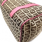 Fendi Boston Bag en canvas con logo Zucca