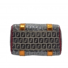 Fendi Mini Zucchino Sequin-Embellished Bauletto Boston