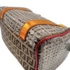 Fendi Mini Zucchino Sequin-Embellished Bauletto Boston