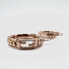 Fendi – Orecchini Baguette rotondi