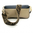 Fendi Zucchino Crystal Baguette