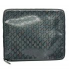 Funda para portátil Gucci de lona color negro