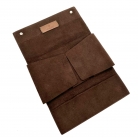 Brown leather Rolex watch case