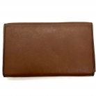 Brown leather Rolex watch case