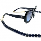 OCCHIALI DA SOLE CHANEL ROTONDI CON CATENA E SCATOLA