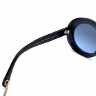 OCCHIALI DA SOLE CHANEL ROTONDI CON CATENA E SCATOLA