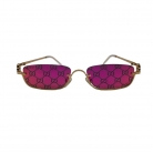 GG Gucci sunglasses with gold metal frame