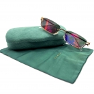 GG Gucci sunglasses with gold metal frame