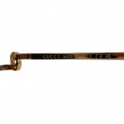 GG Gucci sunglasses with gold metal frame