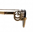 GG Gucci sunglasses with gold metal frame