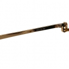 GG Gucci sunglasses with gold metal frame