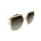 Gucci sunglasses golden metal