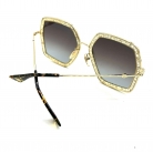 Gucci sunglasses golden metal