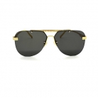LOUIS VUITTON SUNGLASSES GOLD FRAME BLACK LENS