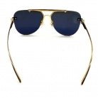 LOUIS VUITTON SUNGLASSES GOLD FRAME BLACK LENS