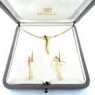 collana e orecchini in oro