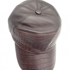Hermès leather cap
