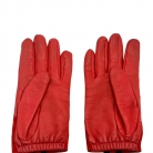 Guantes Gucci de cuero y ante con logo