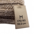 Guantes Gucci de punto beige con logo GG