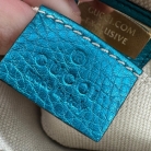 Borsa Gucci Soho Disco edizione esclusiva in pelle blu metallizzata