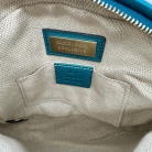 Borsa Gucci Soho Disco edizione esclusiva in pelle blu metallizzata