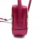 Gucci GG Camera bag beige GG canvas with red leather