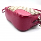 Gucci GG Camera bag beige GG canvas with red leather